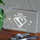 Super Hero Personalized Father's Day Keepsake